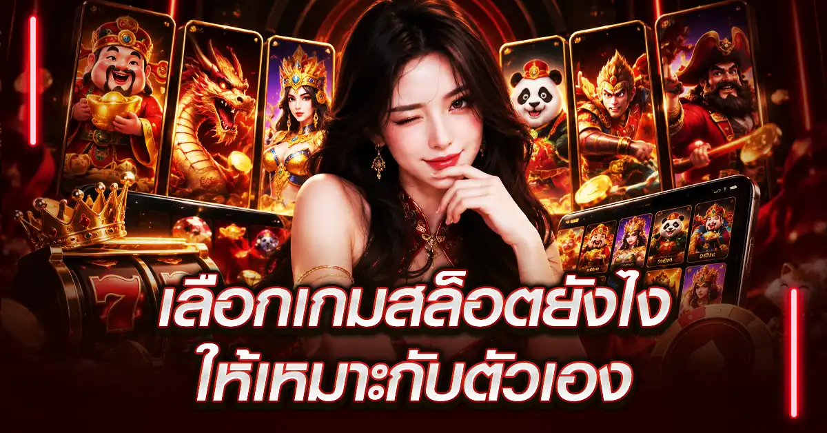 เลือกเกมสล็อตยังไงให้เหมาะกับตัวเอง